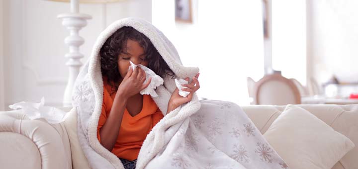 Increased cortisol levels can make your susceptible to colds.