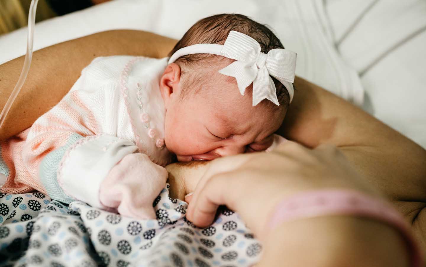 Breastfeeding right after birth - Photo by Jonathan Borba from Pexels
