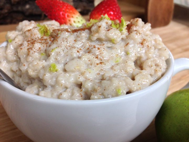 A cup of oatmeal