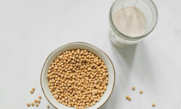 Soy beans and milk