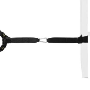 Lixada Battle Rope Anchor Strap Kit with Heavy Duty Reinforced 2 Nylon Straps & 1 Stainless Steel Carabiner Clip for Crossfit Ropes Home Gym Fitness & Training Rope Anchor