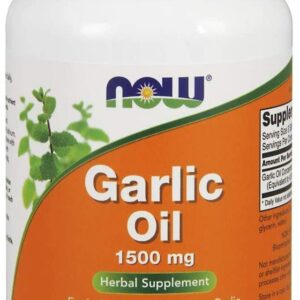 Now Garlic Oil 1500mg - 250 SoftGels