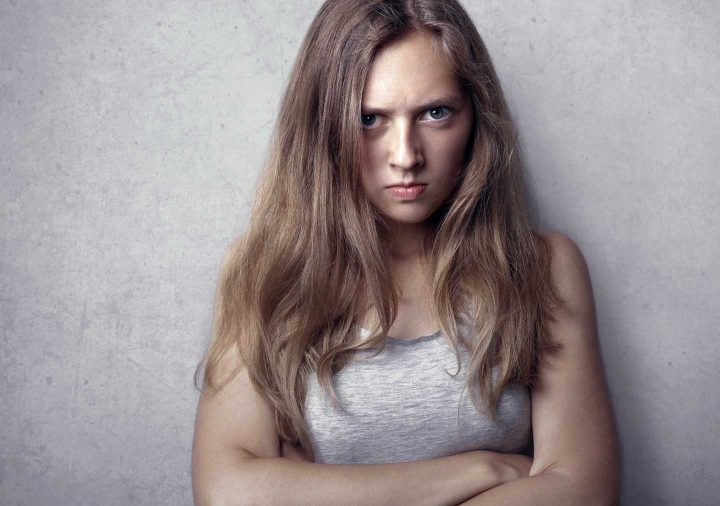 Uma mulher com raiva - Photo by Andrea Piacquadio from Pexels