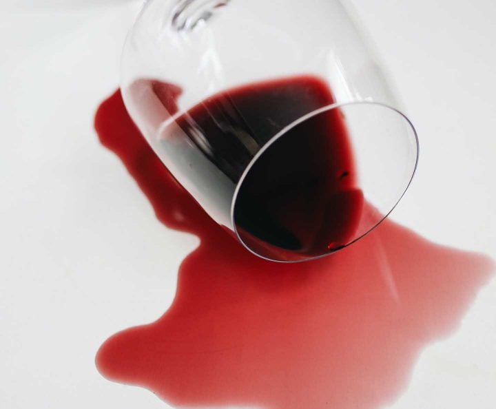 A spilled glass of wine - Photo by Polina Tankilevitch from Pexels
