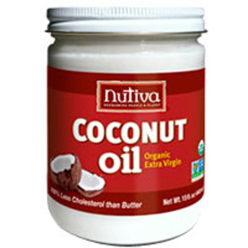 Organic Extra Virgin Coconut Oil 15 OZ by Nutiva