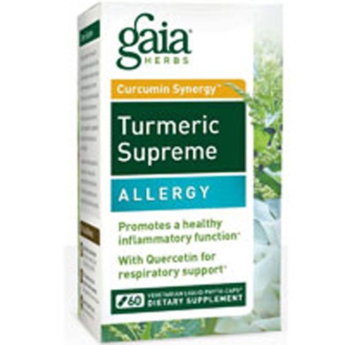 Gaia Herbs Turmeric Supreme - Allergy 60 Caps