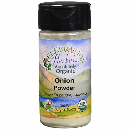 Organic Onion Powder White 60 grams by Celebration Herbals