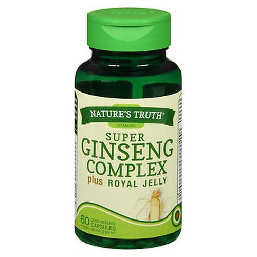 Natures Truth Super Ginseng Complex Plus Royal Jelly Quick Release Capsules 60 Caps by Natures Truth