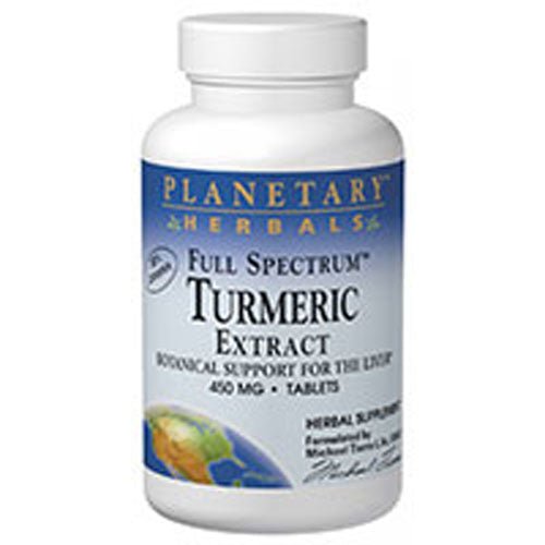 Planetary Herbals Full Spectrum Turmeric Extract - 60 Tabs