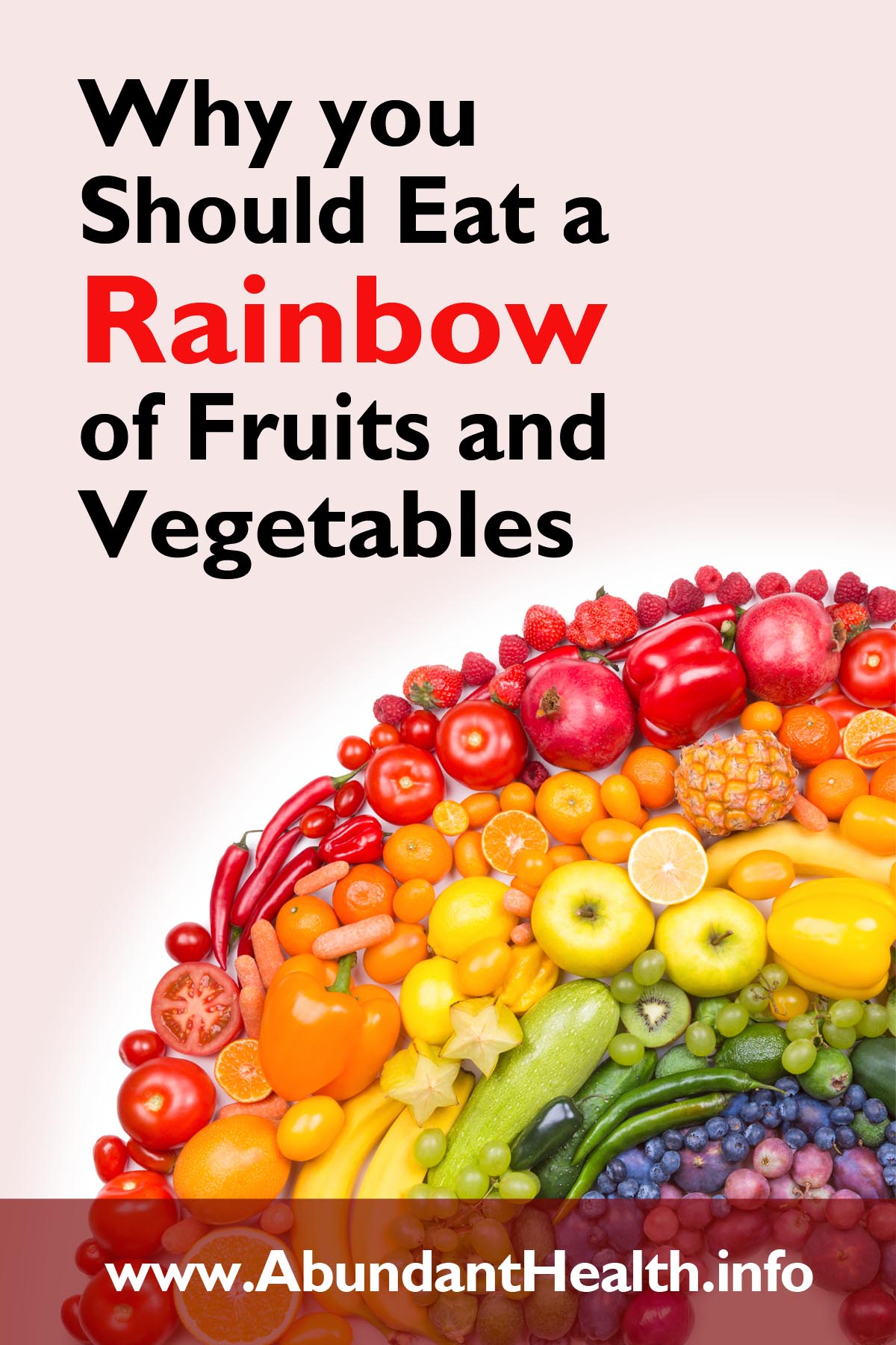 Why you Should Eat a Rainbow of Fruits and Vegetables