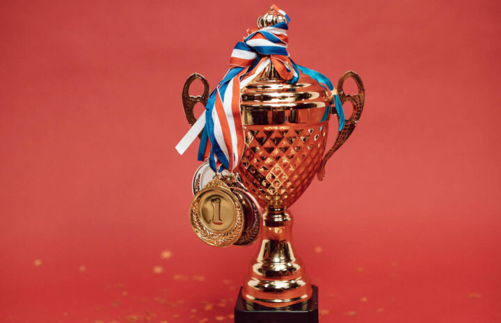Golden Cup and medals