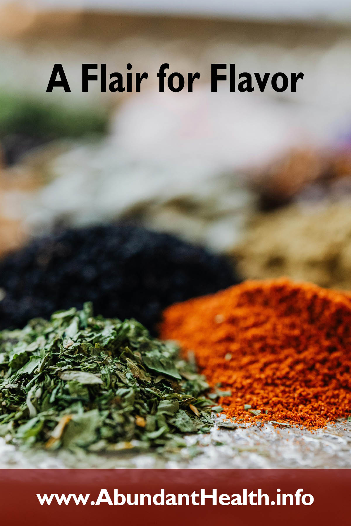 A Flair for Flavor